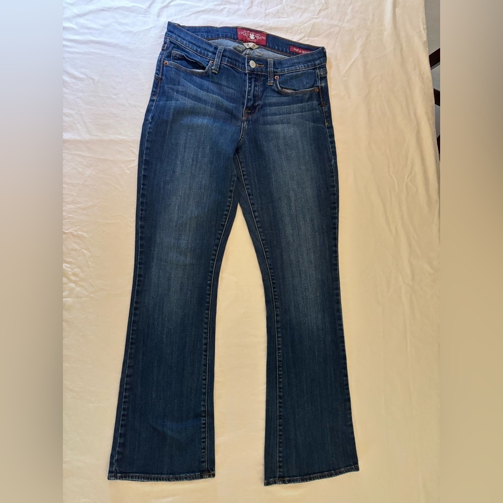 Lucky Brand Sofia Boot Jeans Women’s Size 8/29 Blue Denim Mid Rise
